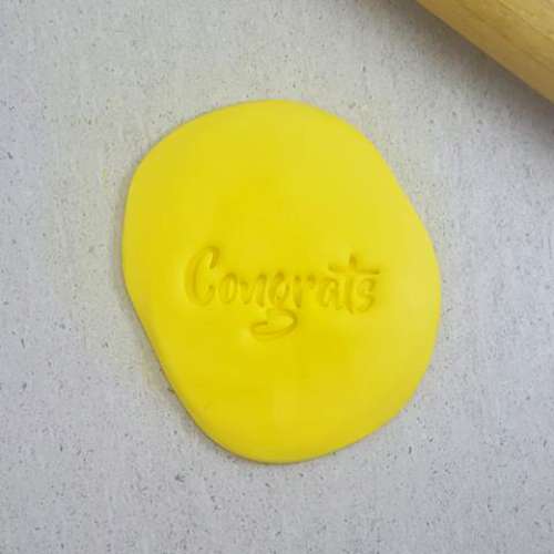 Cookie Embosser - Congrats